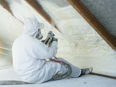 spray foam insulation near auburn ny spraying foam in attic